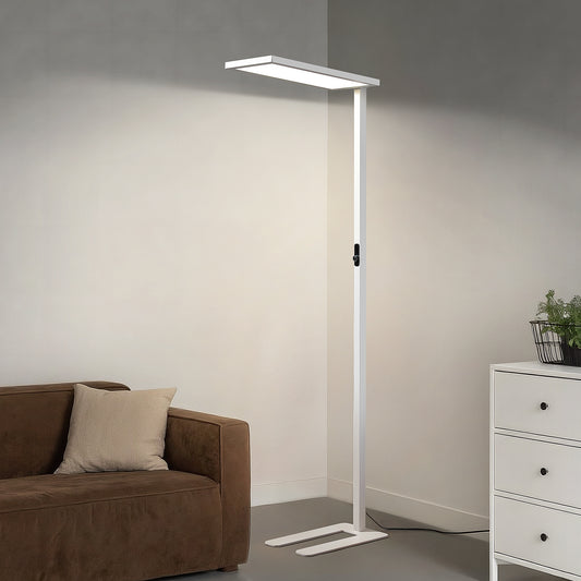 81" White Modern Dimmable LED Floor Lamp