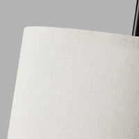 60-Watt Cylindrical Fabric Pendant Light