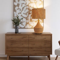 Natural Rattan Table Lamp
