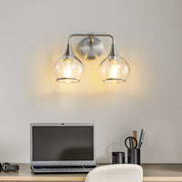 Nickel Finish 2-Light