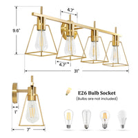 Gold Set of 4