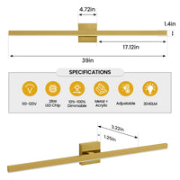 Linear LED Vanity Light Bar
