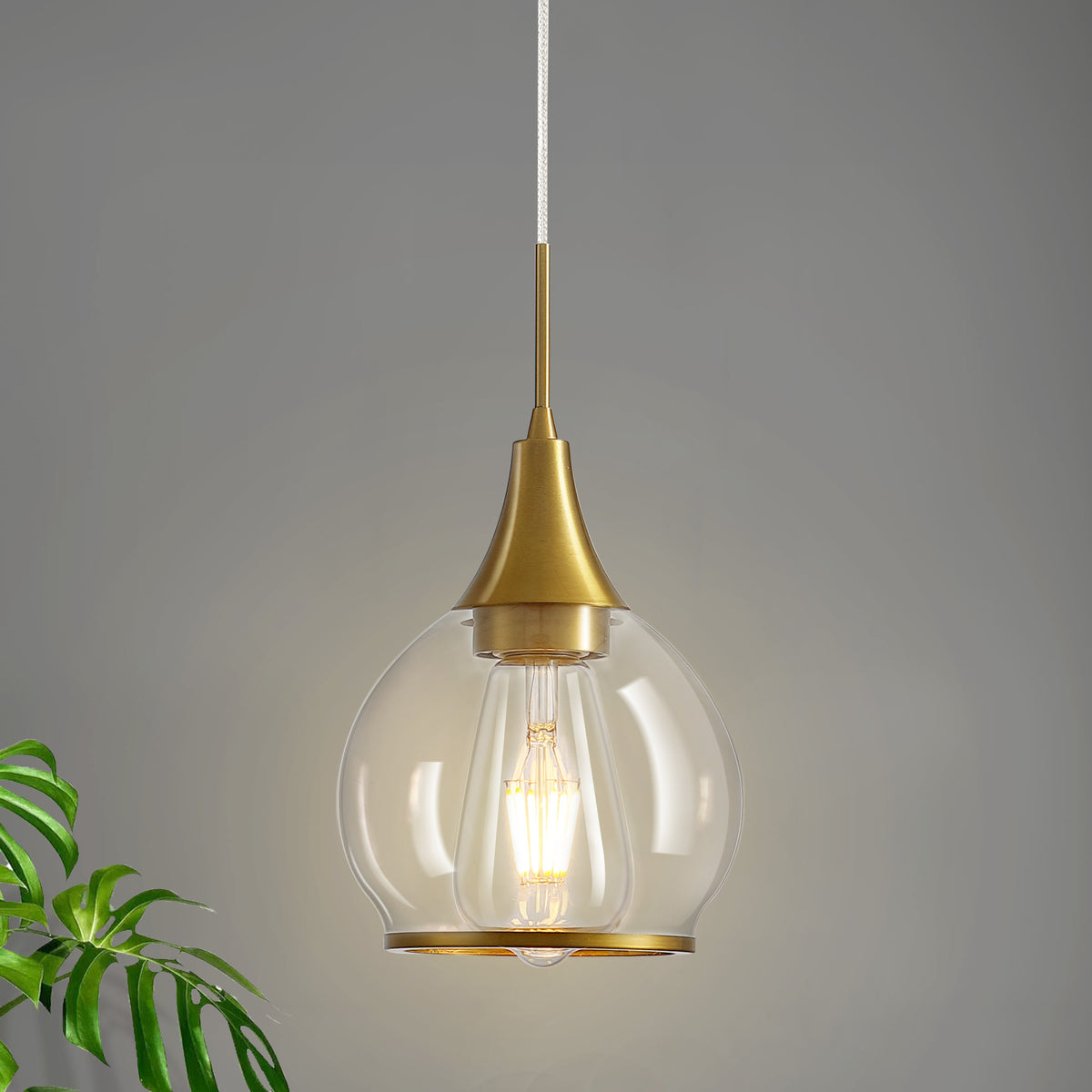 Modern Gold Chandelier
