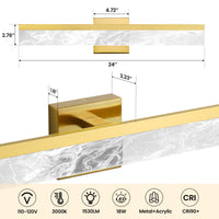 Gold 24in