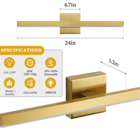 Gold 24in