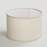 25.4" Modern Ceramic Table Lamp with Switch and Linen Shade