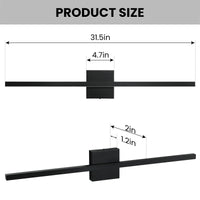Black 31.5in