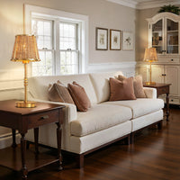 18" Modern Rattan Table Lamp (Dimmable)