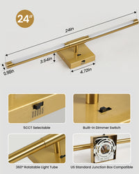 Gold 24in