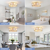 19.7'' Modern Minimalist Ceiling Fan with Light