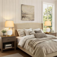 23'' Vintage Bohemian-Style Ceramic Table Lamp