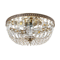 Crystal Enclosed Ceiling Fan with Light