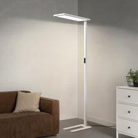 81" White Modern Dimmable LED Floor Lamp