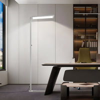 81" White Modern Dimmable LED Floor Lamp
