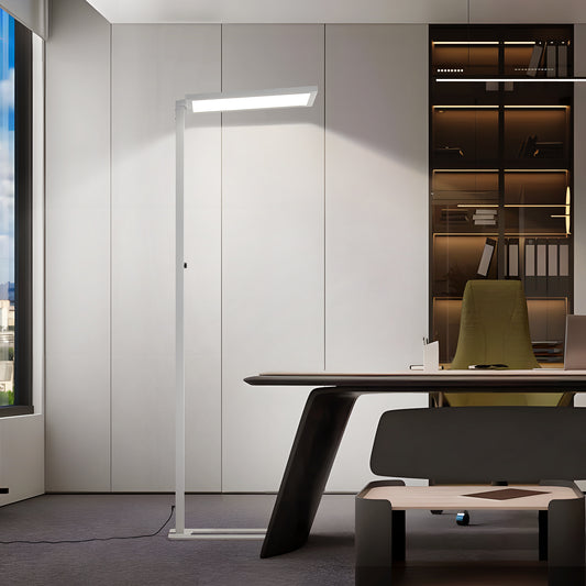81" White Modern Dimmable LED Floor Lamp