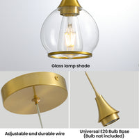 Modern Gold Chandelier