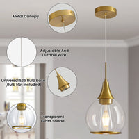 Modern Gold Chandelier