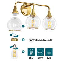 Gold 3-Light