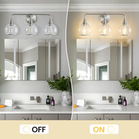 Nickel Finish 3-Light