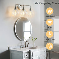 Nickel Finish 3-Light