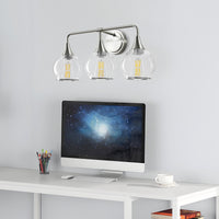 Nickel Finish 3-Light