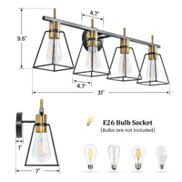 Black&Gold Set of 4