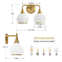 Gold&White 2-Light