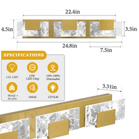 Gold 3-Light